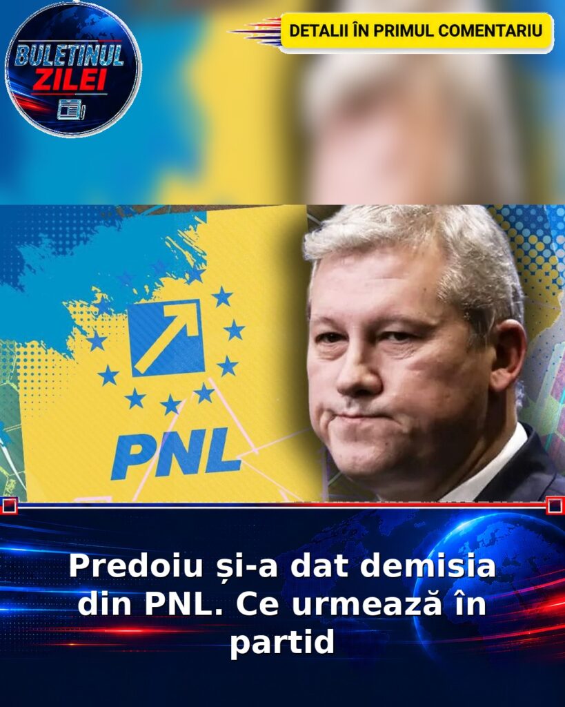Predoiu și-a dat demisia din PNL. Ce urmează în partid