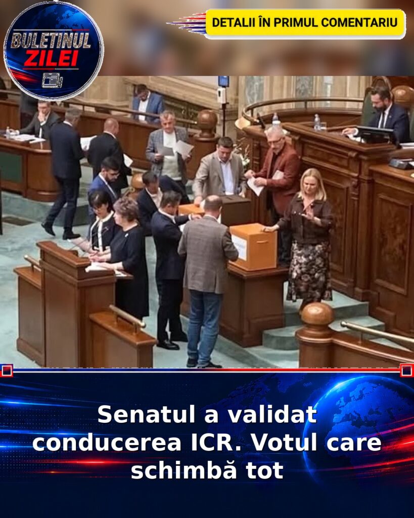 Senatul a validat conducerea ICR. Votul care schimbă tot