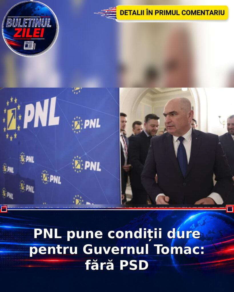 PNL pune condiții dure pentru Guvernul Tomac: fără PSD