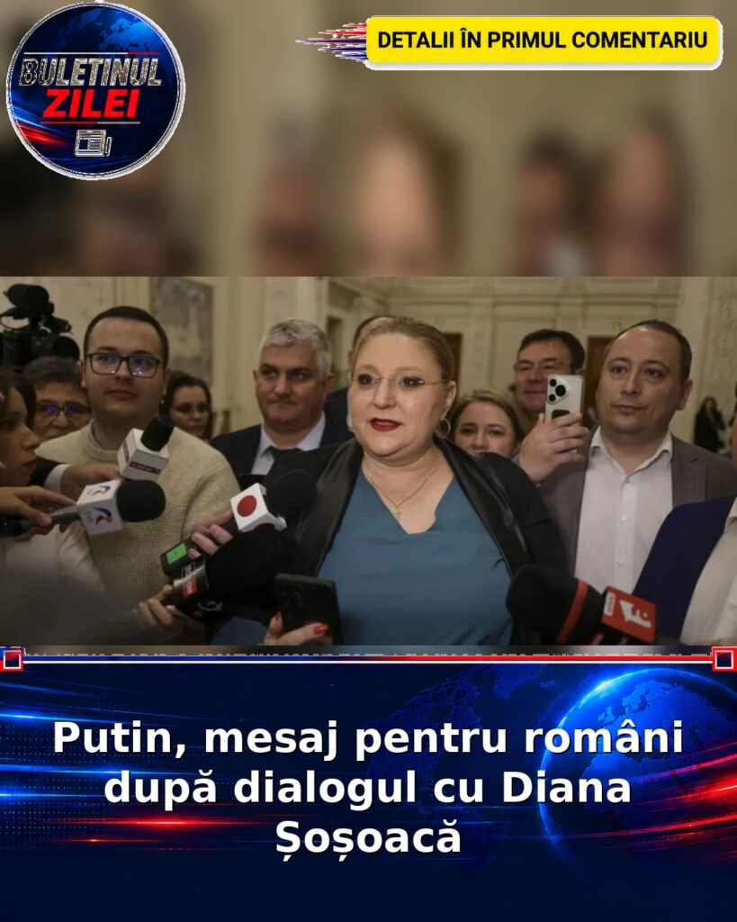 Putin, mesaj pentru români după dialogul cu Diana Șoșoacă