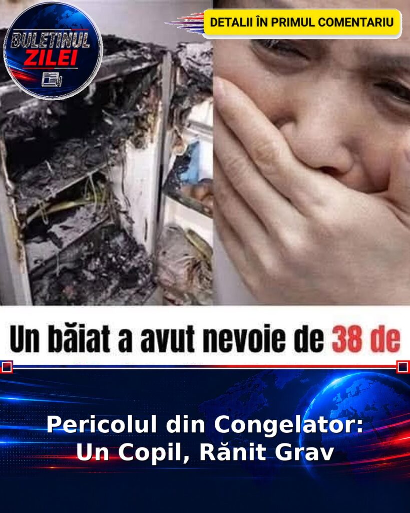 Pericolul din Congelator: Un Copil, Rănit Grav