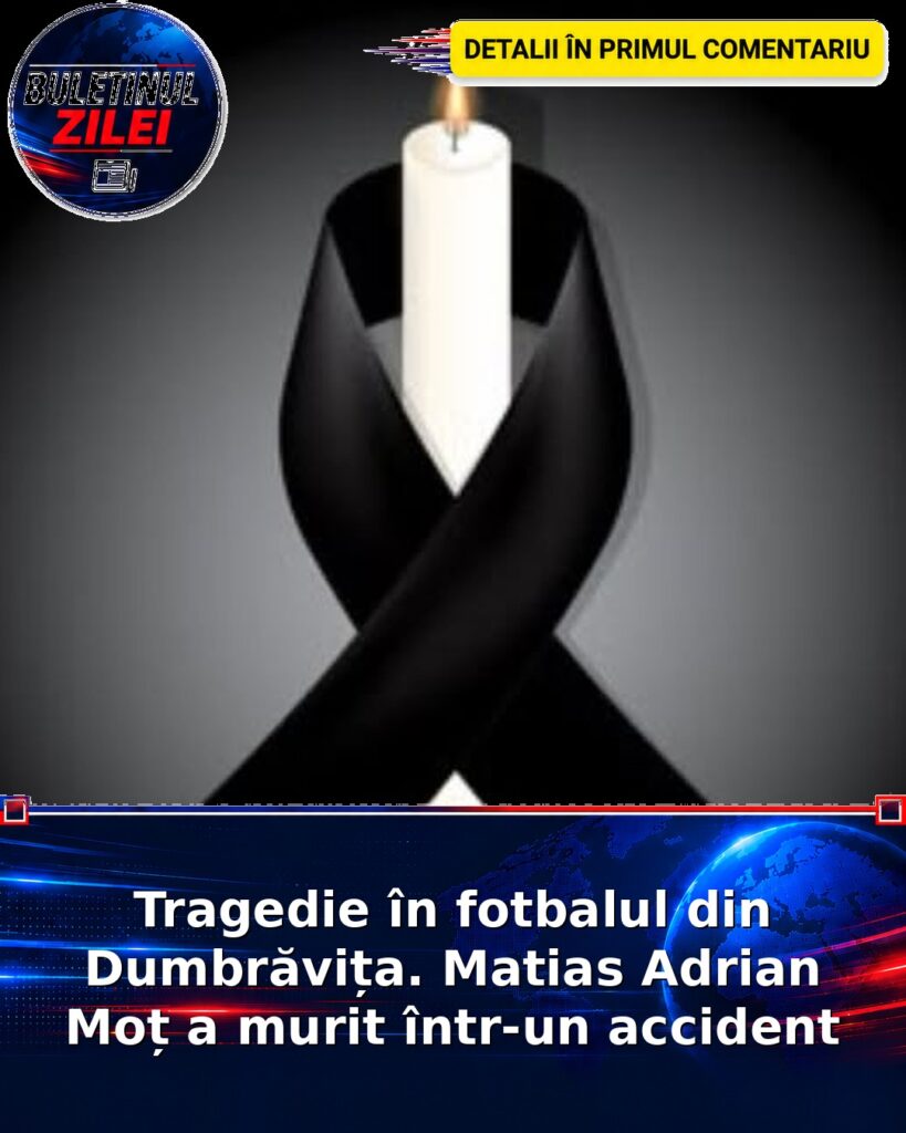 Tragedie în fotbalul din Dumbrăvița. Matias Adrian Moț a murit într-un accident