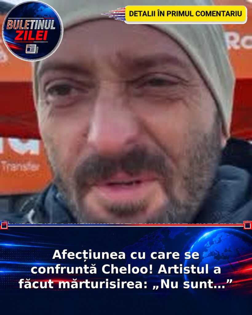 Afecțiunea cu care se confruntă Cheloo! Artistul a făcut mărturisirea: „Nu sunt…”