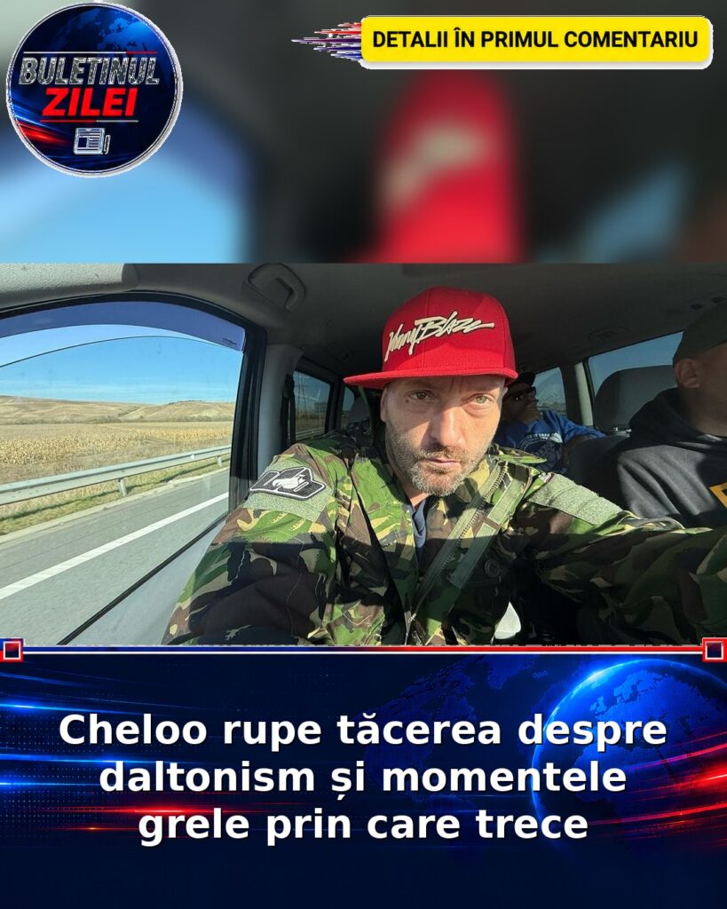 Cheloo rupe tăcerea despre daltonism și momentele grele prin care trece