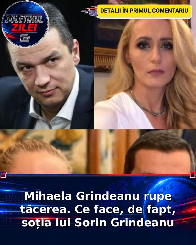 Mihaela Grindeanu rupe tăcerea. Ce face, de fapt, soția lui Sorin Grindeanu