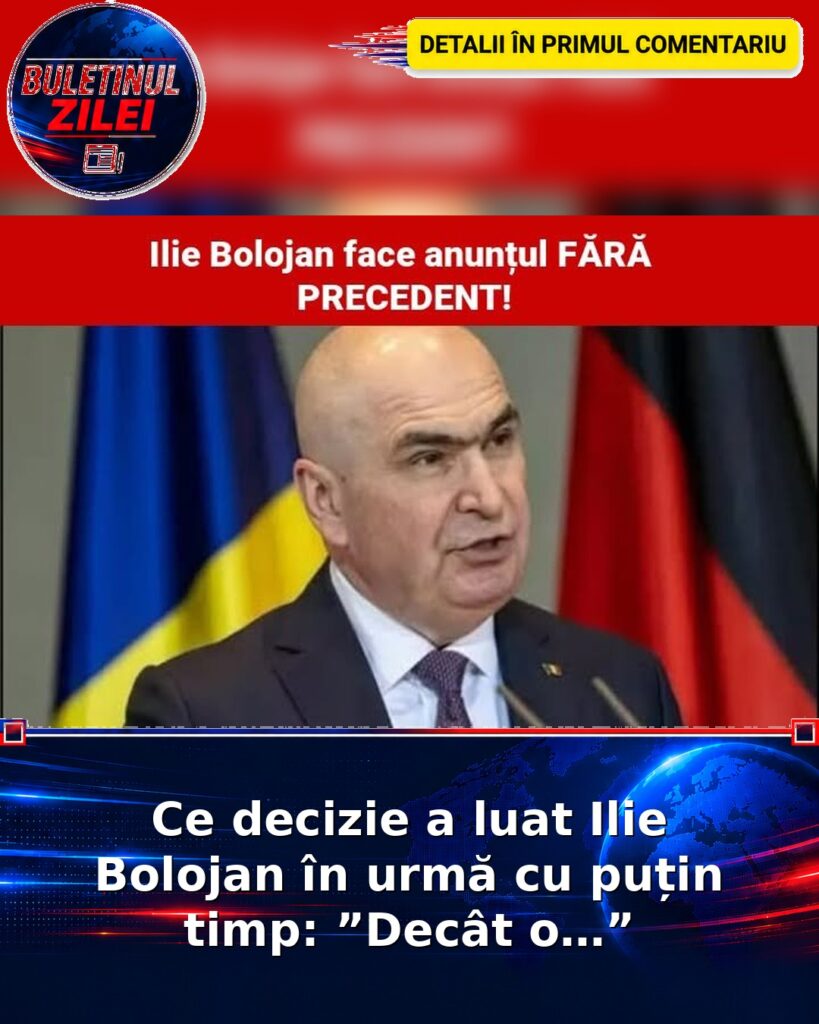 Ce decizie a luat Ilie Bolojan în urmă cu puțin timp: ”Decât o…”