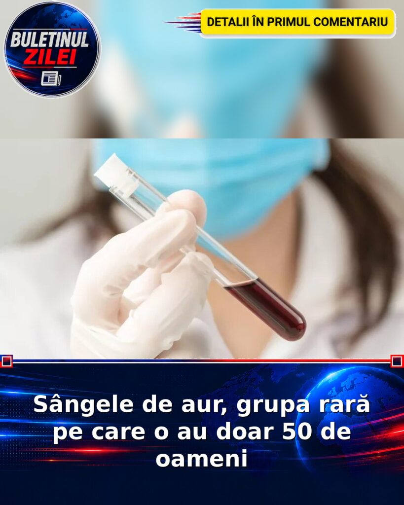Sângele de aur, grupa rară pe care o au doar 50 de oameni