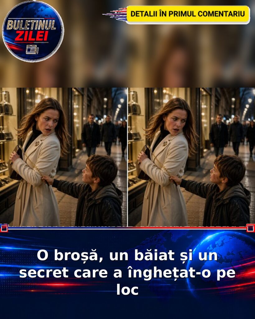 O broșă, un băiat și un secret care a înghețat-o pe loc