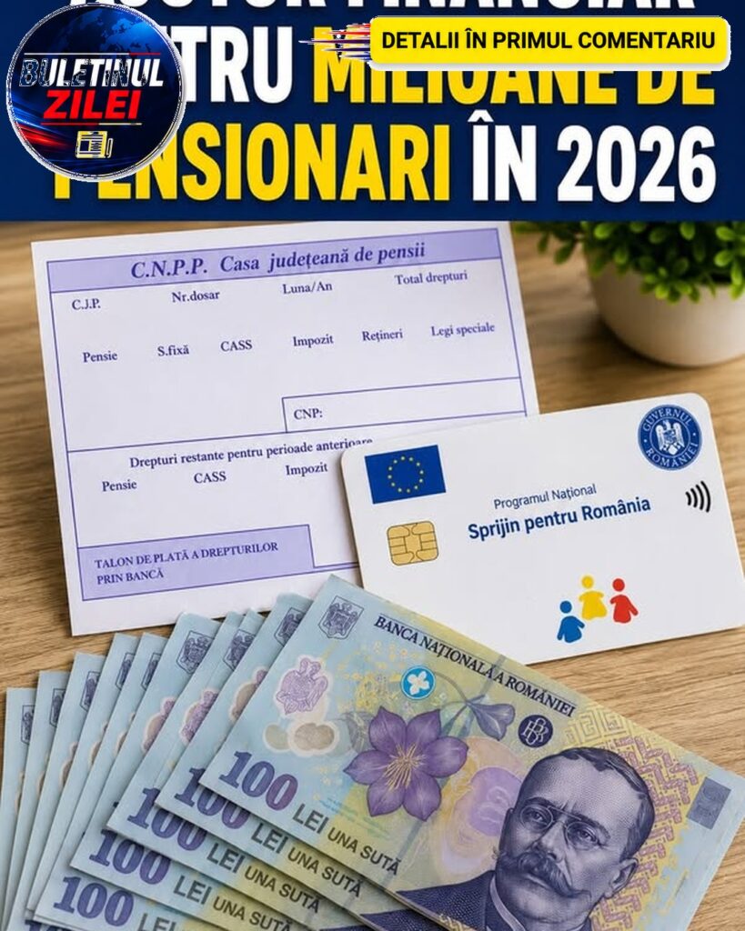 Pensionarii care primesc bani în plus în 2026. Când intră a doua tranșă a ajutorului financiar și cine beneficiază de sprijin