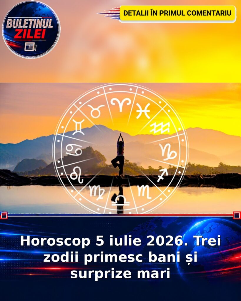 Horoscop 5 iulie 2026. Trei zodii primesc bani și surprize mari