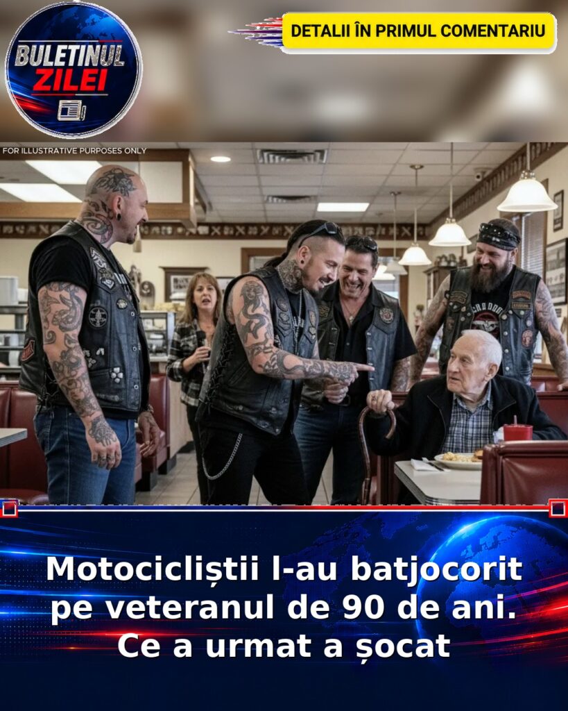 Motocicliștii l-au batjocorit pe veteranul de 90 de ani. Ce a urmat a șocat