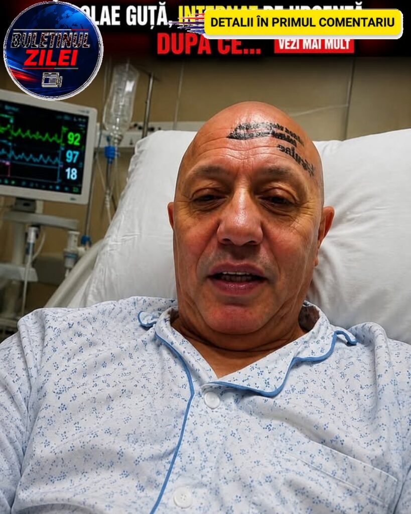 Nicolae Guță, internat de urgență: artistul a publicat o fotografie de pe patul de spital