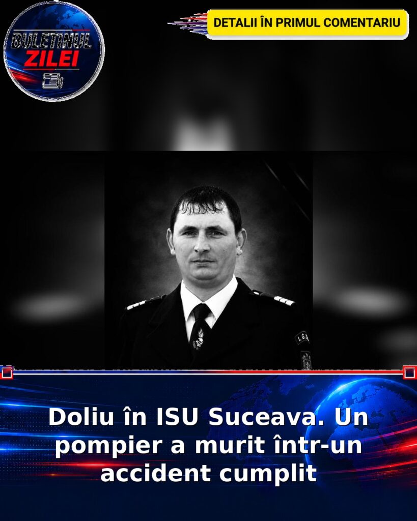 Doliu în ISU Suceava. Un pompier a murit într-un accident cumplit