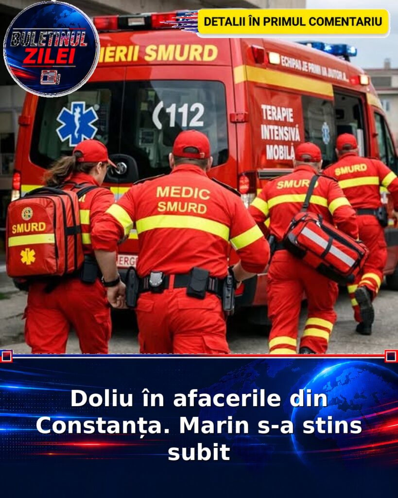 Doliu în afacerile din Constanța. Marin s-a stins subit