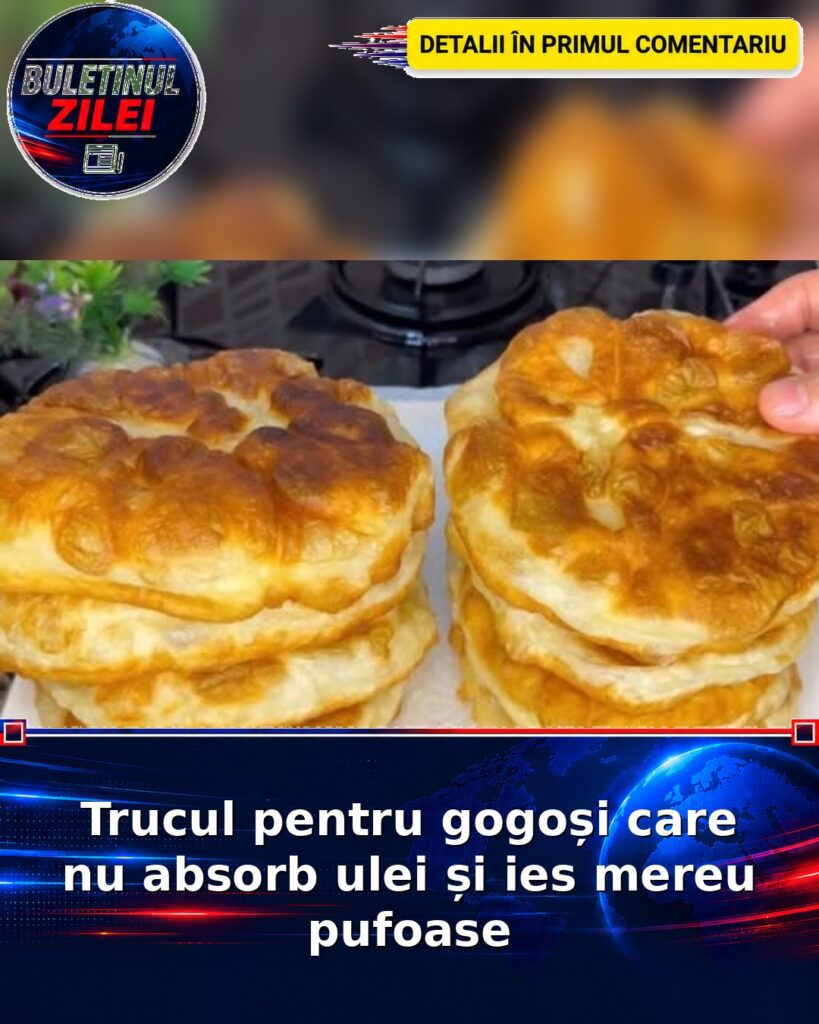 Trucul pentru gogoși care nu absorb ulei și ies mereu pufoase