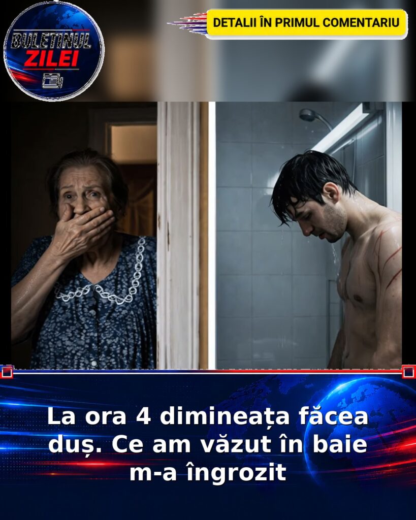 La ora 4 dimineața făcea duș. Ce am văzut în baie m-a îngrozit