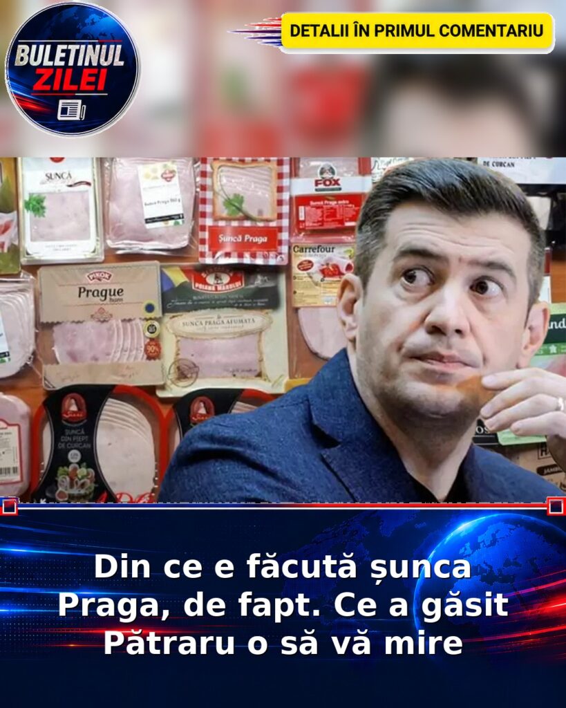 Din ce e făcută șunca Praga, de fapt. Ce a găsit Pătraru o să vă mire