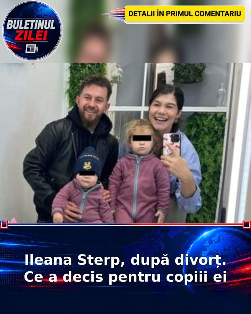 Ileana Sterp, după divorț. Ce a decis pentru copiii ei