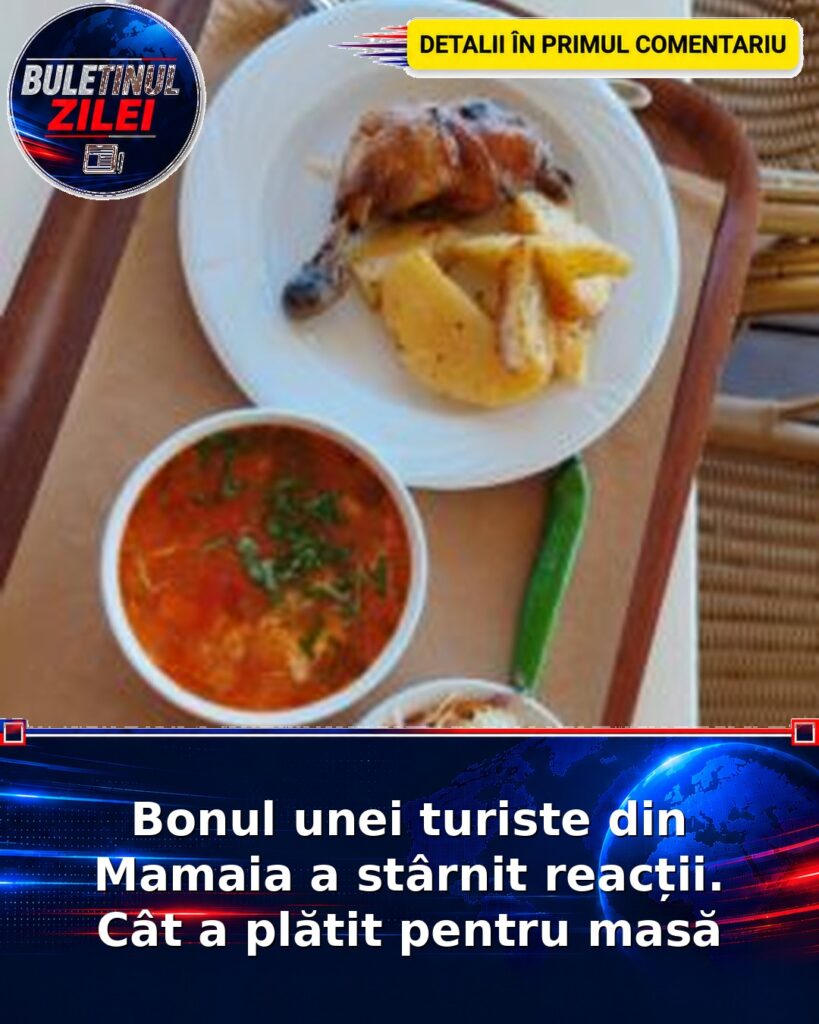 Bonul unei turiste din Mamaia a stârnit reacții. Cât a plătit pentru masă