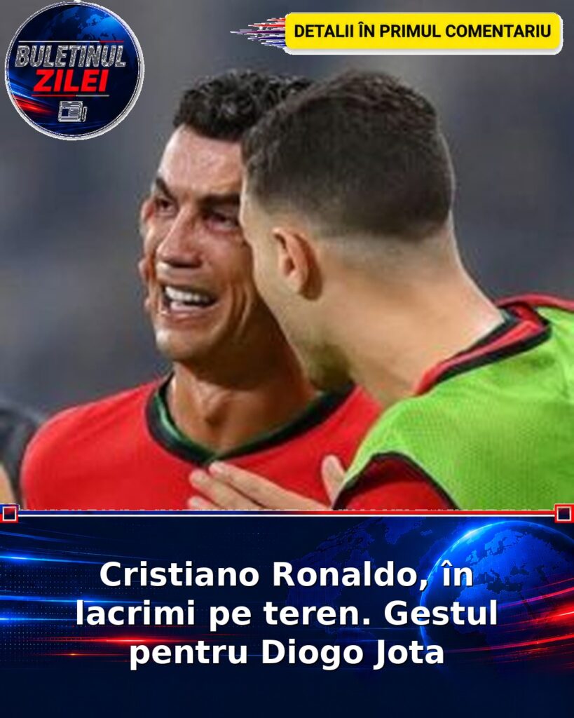 Cristiano Ronaldo, în lacrimi pe teren. Gestul pentru Diogo Jota