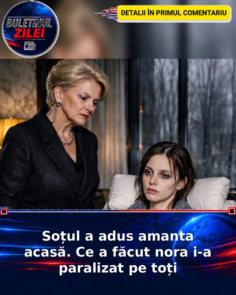 Soțul a adus amanta acasă. Ce a făcut nora i-a paralizat pe toți