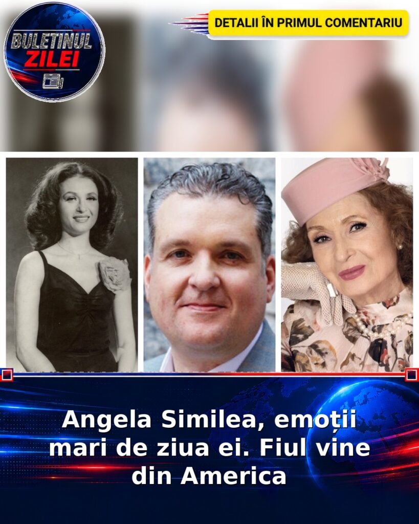 Angela Similea, emoții mari de ziua ei. Fiul vine din America