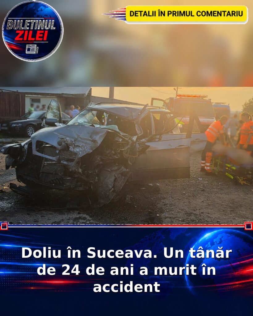 Doliu în Suceava. Un tânăr de 24 de ani a murit în accident