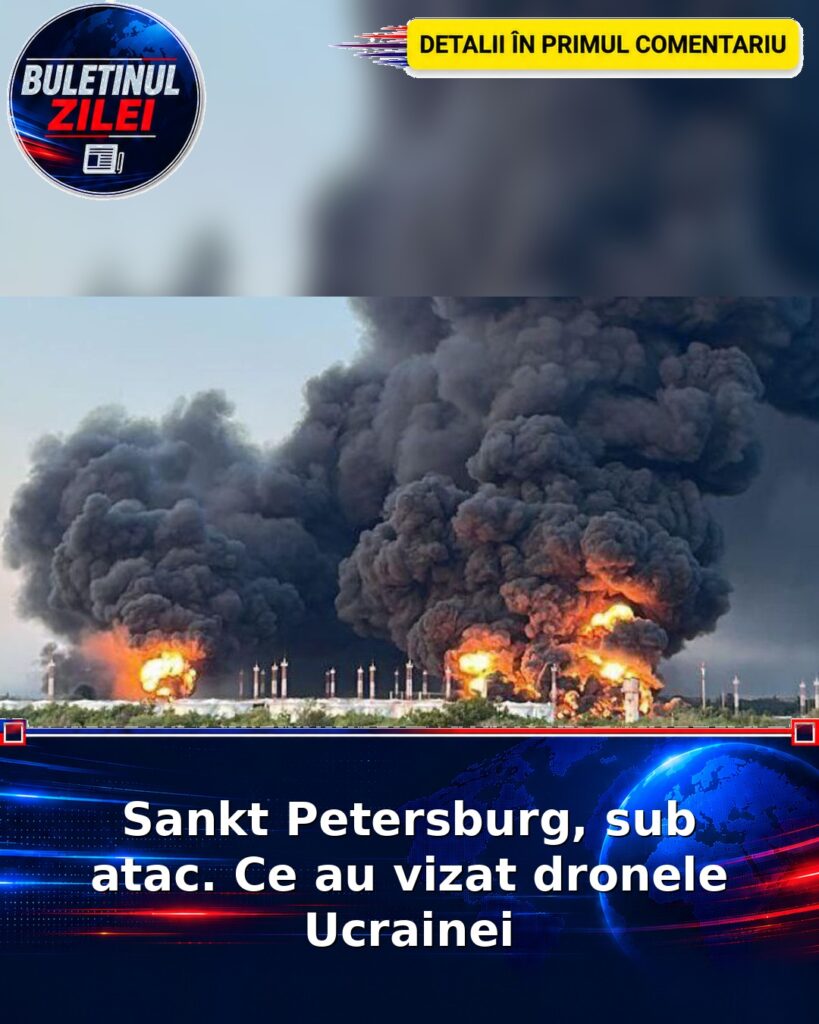 Sankt Petersburg, sub atac. Ce au vizat dronele Ucrainei