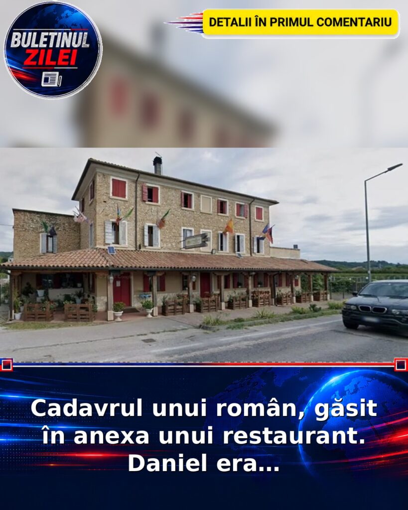 Cadavrul unui român, găsit în anexa unui restaurant. Daniel era…