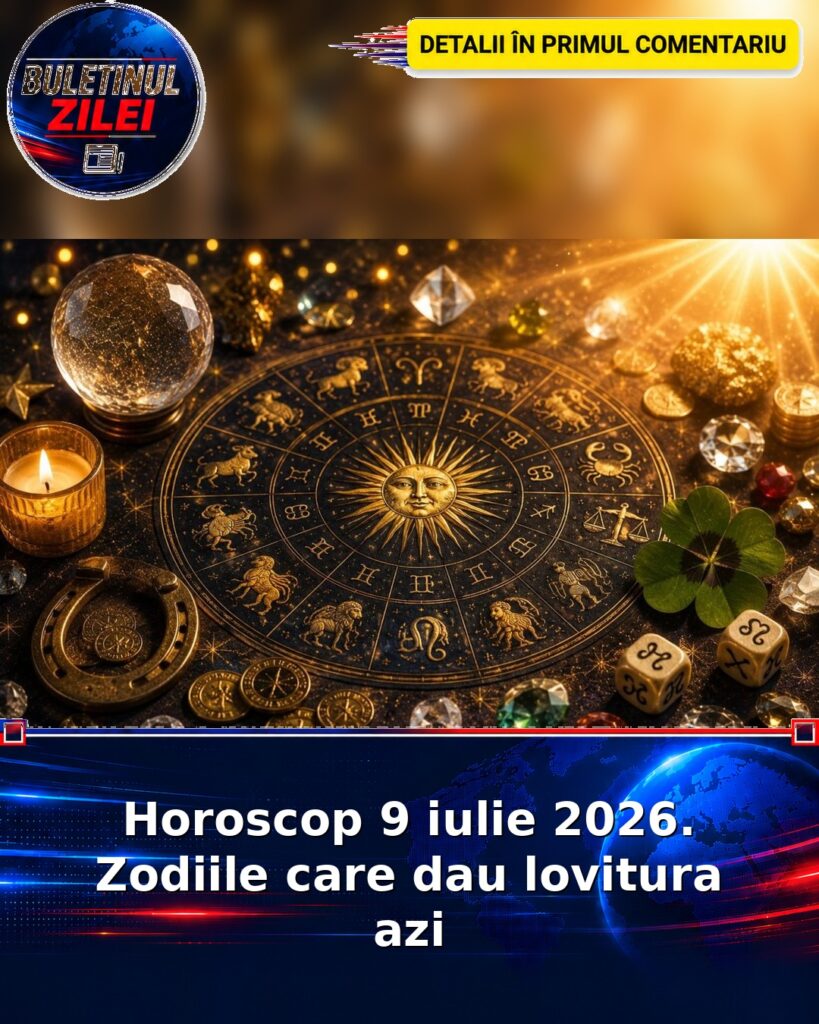 Horoscop 9 iulie 2026. Zodiile care dau lovitura azi