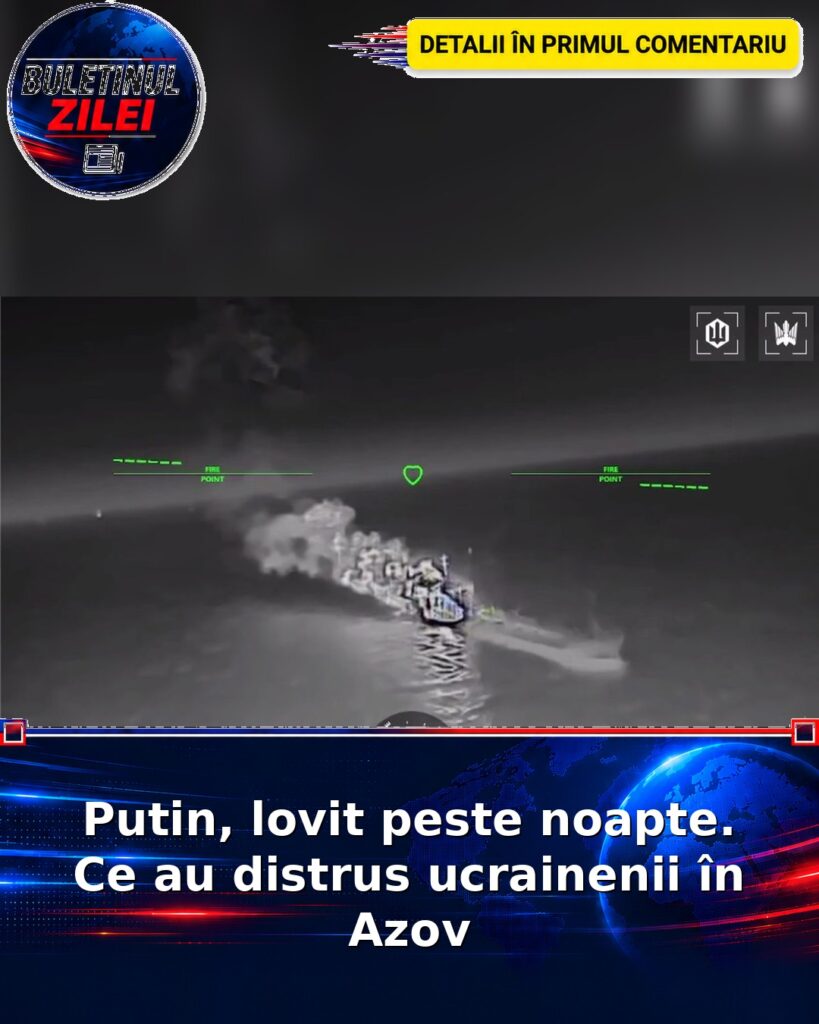 Putin, lovit peste noapte. Ce au distrus ucrainenii în Azov