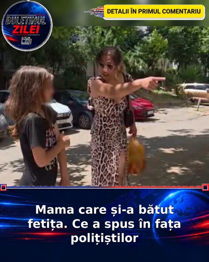 Mama care și-a bătut fetița. Ce a spus în fața polițiștilor