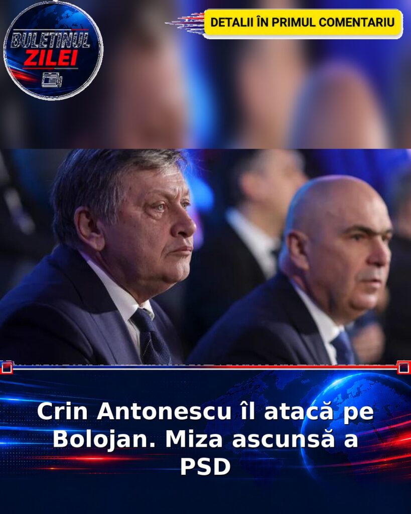 Crin Antonescu îl atacă pe Bolojan. Miza ascunsă a PSD