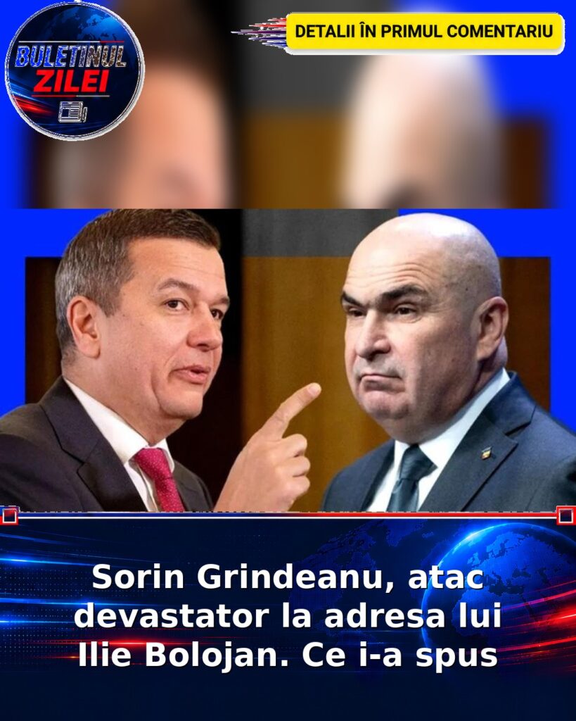 Sorin Grindeanu, atac devastator la adresa lui Ilie Bolojan. Ce i-a spus