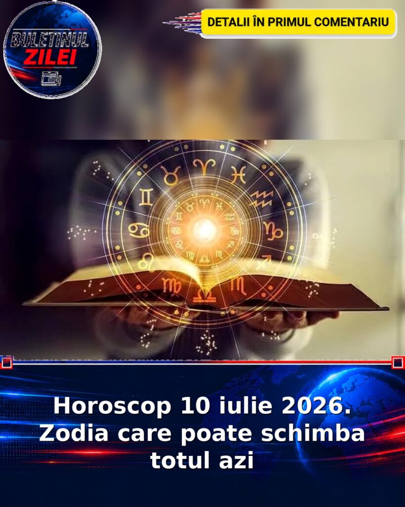 Horoscop 10 iulie 2026. Zodia care poate schimba totul azi