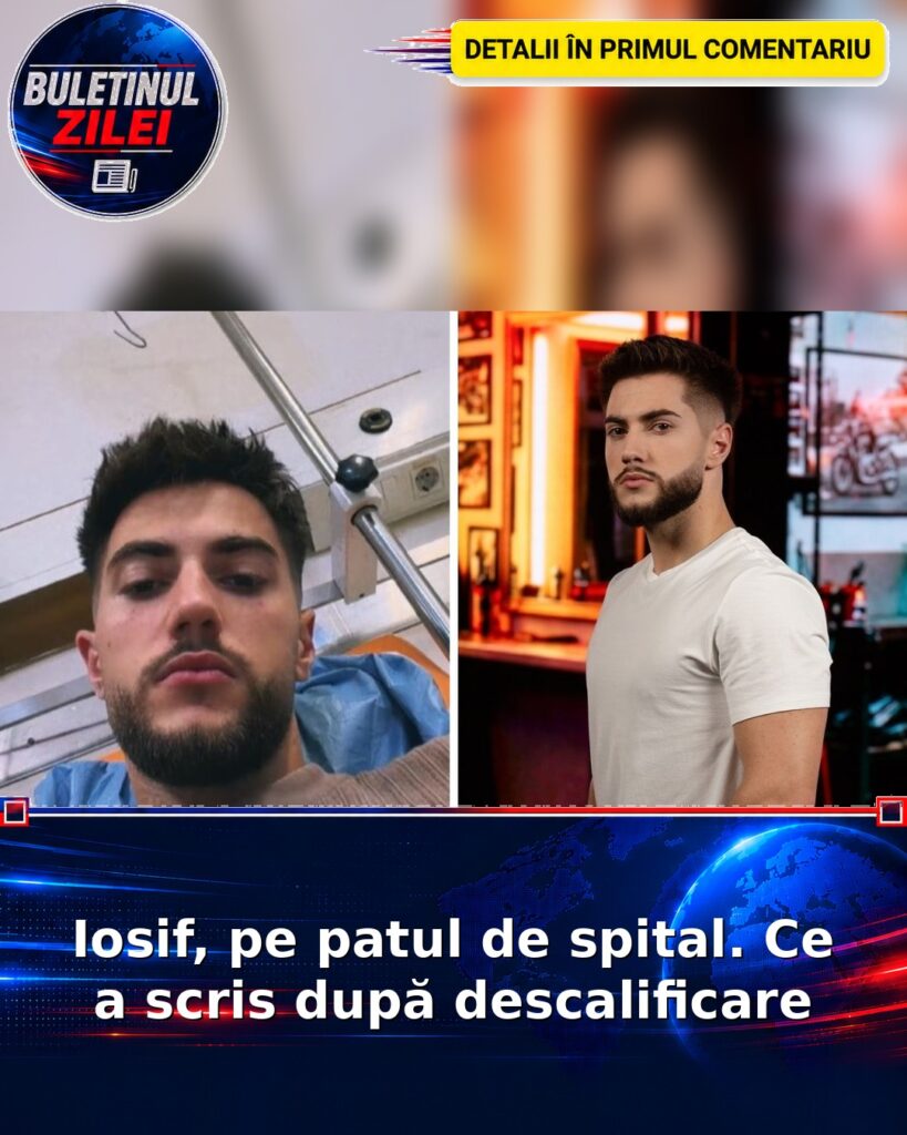 Iosif, pe patul de spital. Ce a scris după descalificare