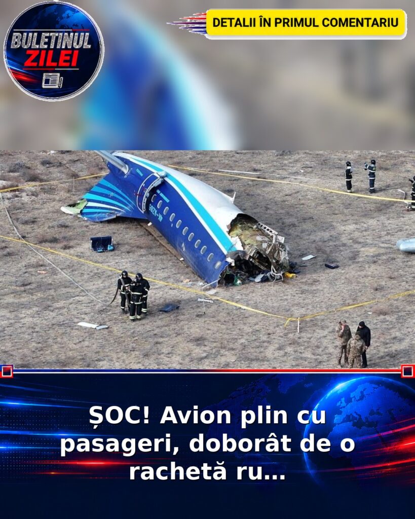 ȘOC! Avion plin cu pasageri, doborât de o rachetă ru…
