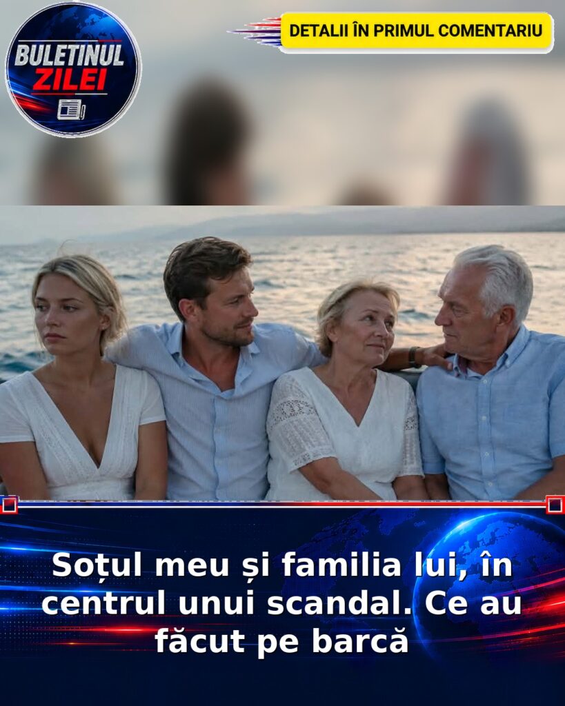 Soțul meu și familia lui, în centrul unui scandal. Ce au făcut pe barcă