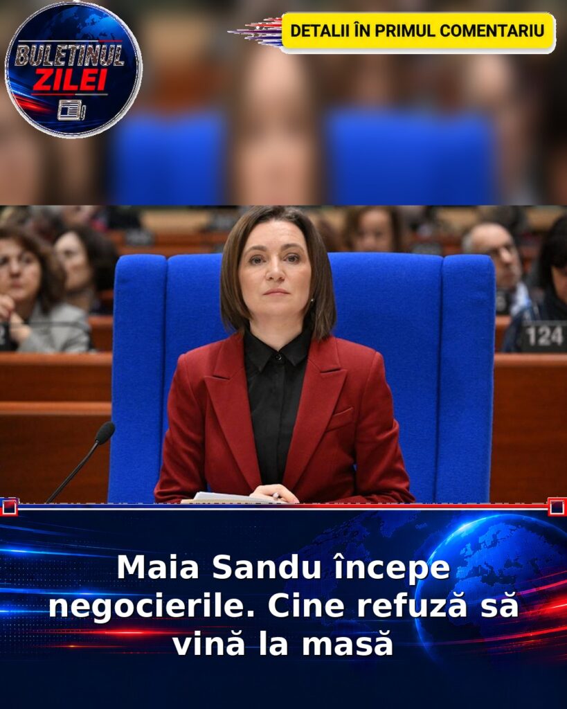 Maia Sandu începe negocierile. Cine refuză să vină la masă