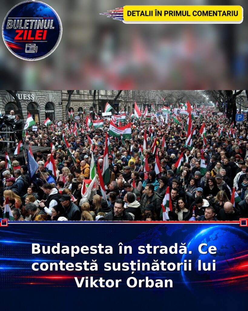 Budapesta în stradă. Ce contestă susținătorii lui Viktor Orban