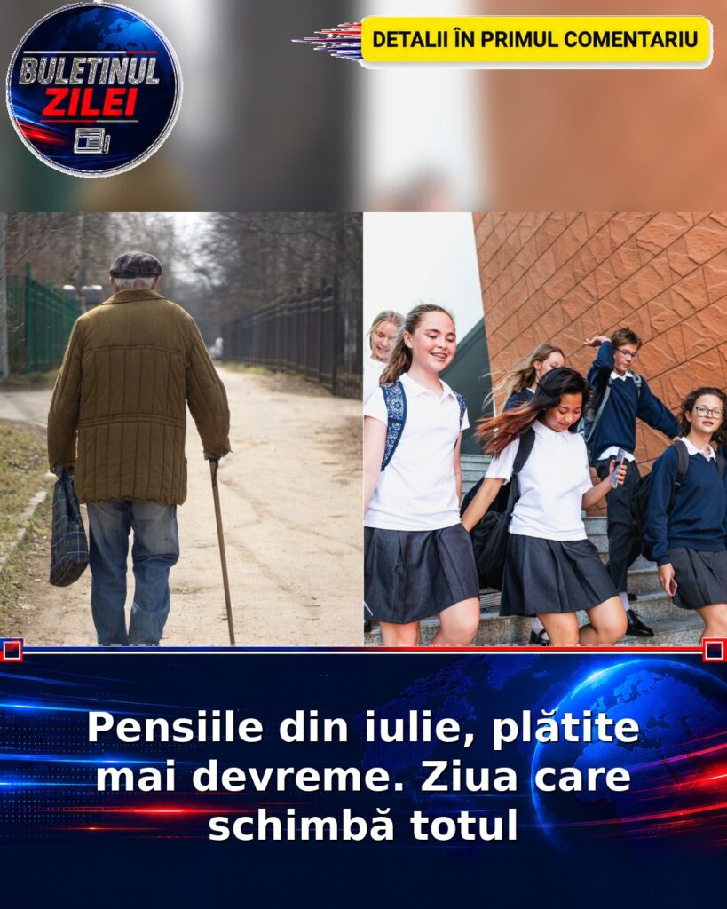 Pensiile din iulie, plătite mai devreme. Ziua care schimbă totul