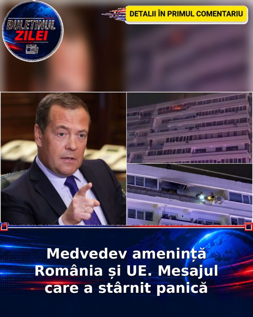 Medvedev amenință România și UE. Mesajul care a stârnit panică