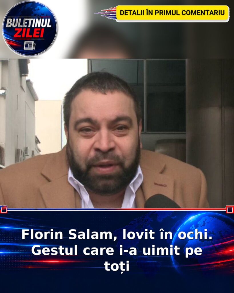 Florin Salam, lovit în ochi. Gestul care i-a uimit pe toți