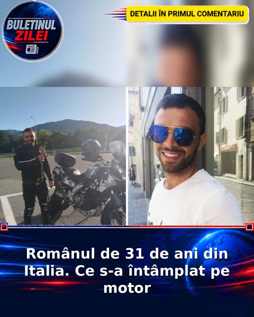 Românul de 31 de ani din Italia. Ce s-a întâmplat pe motor