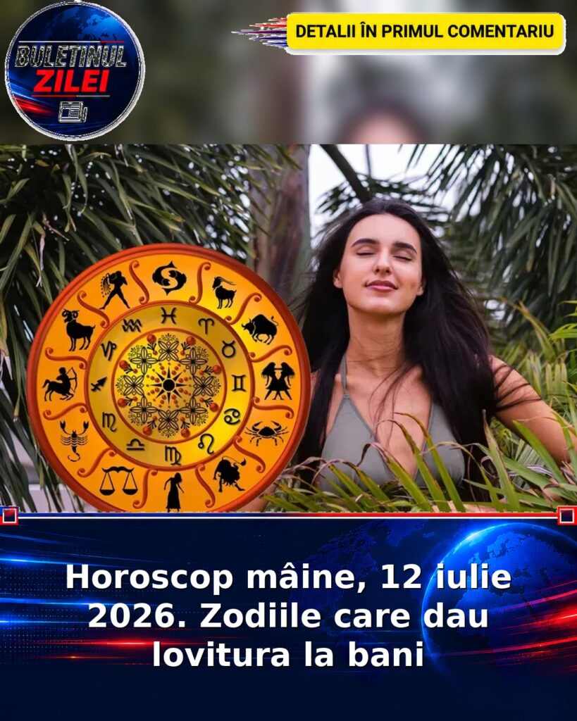 Horoscop mâine, 12 iulie 2026. Zodiile care dau lovitura la bani
