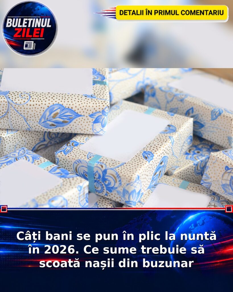 Câți bani se pun în plic la nuntă în 2026. Ce sume trebuie să scoată nașii din buzunar