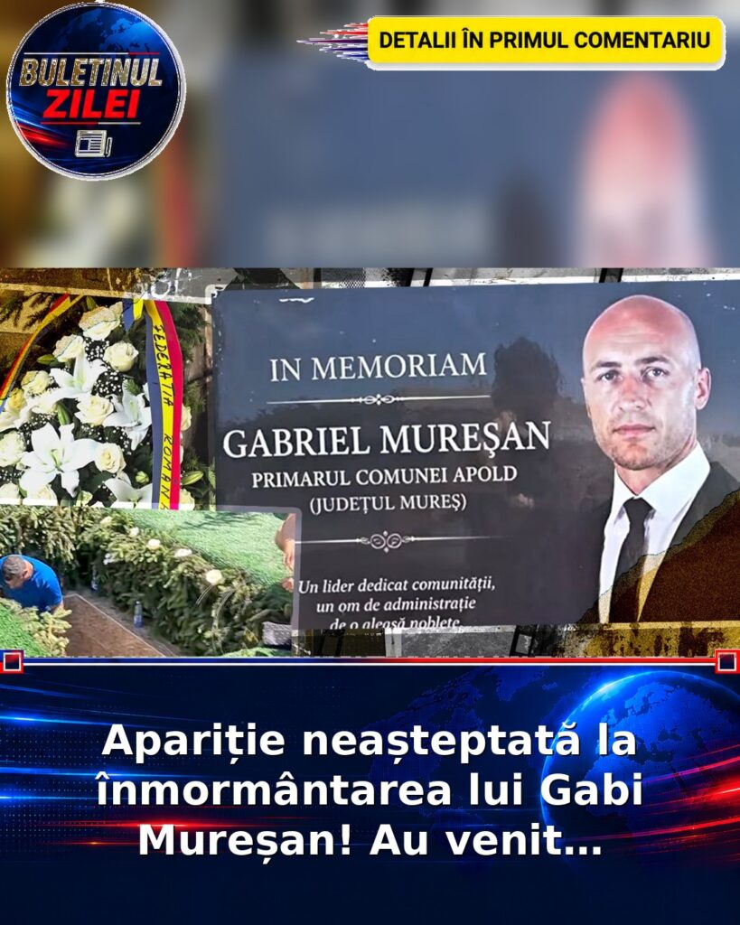 Apariție neașteptată la înmormântarea lui Gabi Mureșan! Au venit…