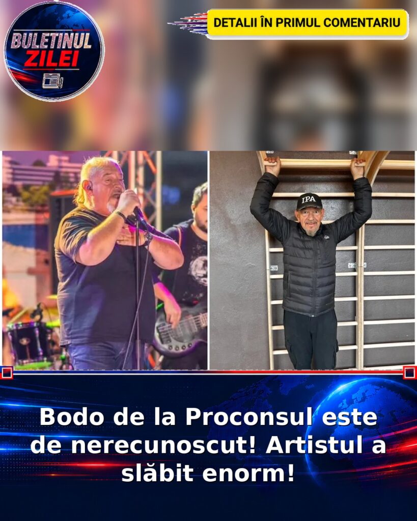 Bodo de la Proconsul este de nerecunoscut! Artistul a slăbit enorm!