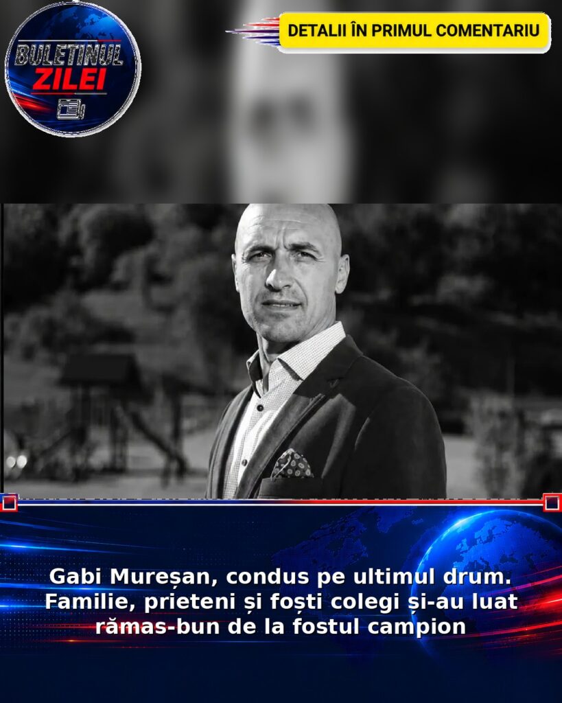 Gabi Mureșan, condus pe ultimul drum. Familie, prieteni și foști colegi și-au luat rămas-bun de la fostul campion