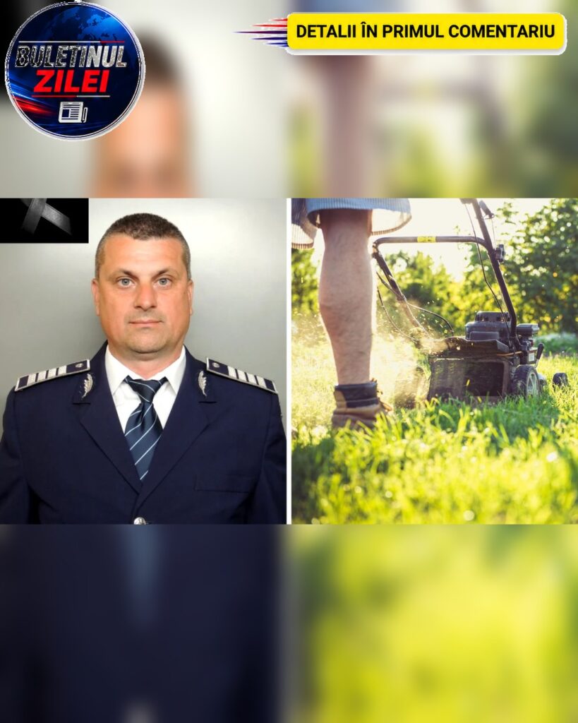Cine este polițistul din Gorj care a murit în timp ce încerca să taie iarba din curte. Radu era tatăl a doi copii și un agent